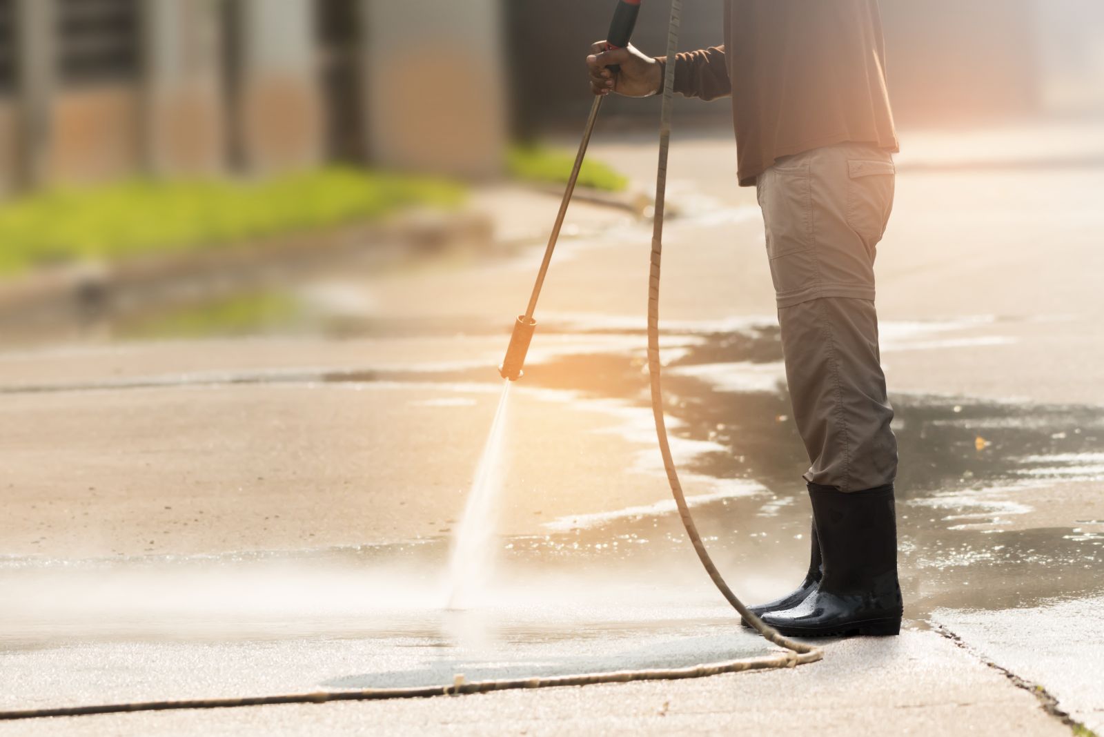 Say Goodbye to Stains! How Soft Washing Transforms Your Concrete in No Time