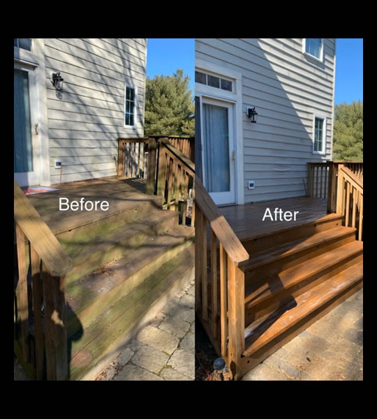 Before and after | Deck and Fence in Carlisle, PA